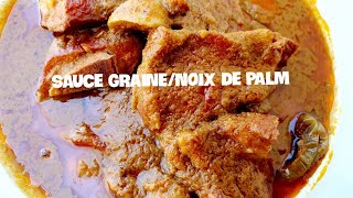 Comment préparer la sauce grainesnoix de palm camerounais [upl. by Nevets875]