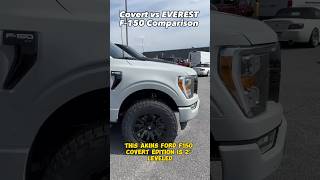 Leveled vs LIFTED 2023 Ford F150 Comparison [upl. by Richmal463]