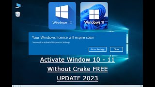 How to Activate window 10 11 without license no crack file need no any software by the V IDEAS [upl. by Llehcal]