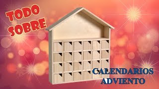 TODO SOBRE Calendarios de adviento Qué son materiales modelos ideas DIY [upl. by Meingoldas]