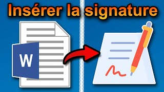 Insérer une signature dans Word 2024 rapide amp facile [upl. by Rorie]