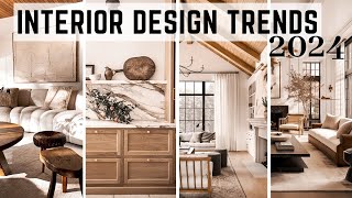 INTERIOR DESIGN TRENDS FOR 2024  HOME DECOR  DESIGN  PROJECTED TRENDS [upl. by Acimot]