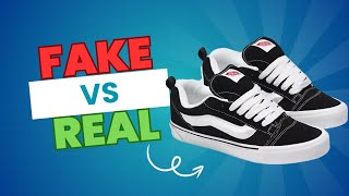 REAL vs FAKE VANS KNU SKOOL  ORIGINALES DIFERENCIAS [upl. by Dare]