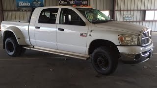 2009 Dodge Ram 3500 Dually SLT Mega Cab Cummins 6 Speed Review [upl. by Eilyw595]