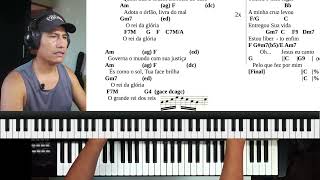 TREMENDA GRAÇA  TUTORIAL PIANO [upl. by Olivier487]