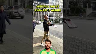 Does Perth Australia Know David Warner [upl. by Airdnala]