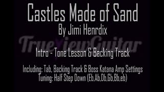 Jimi Hendrix  Castles Made Of Sand  Easy Piano with Chords [upl. by Bissell543]