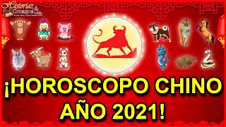 Predicciones Horóscopo Chino 2021  TODOS LOS SIGNOS  Año del Buey de Metal [upl. by Nodyroc]