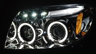 Halo LED Projector Headlights Wiring Installation  SpecD Tuning [upl. by Yorle]