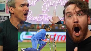 British Girl Reacts To MS Dhoni Wicket Keeping Skills [upl. by Enelra]