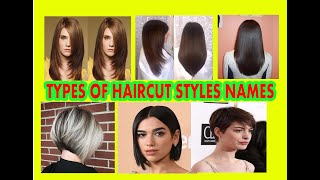 TYPES OF HAIRCUT STYLES NAMESFOR WOMEN [upl. by Ahsiuqat]