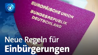 Bundestag verabschiedet Reform Einbürgerung wird vereinfacht [upl. by Ula]