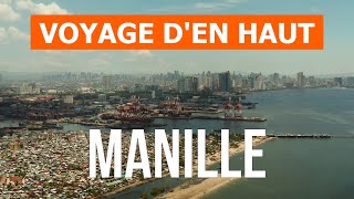 Manille depuis un drone  Vidéo 4K  Philippines Manille den haut [upl. by Mezoff]