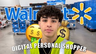 WORKING AT WALMART AS A PERSONAL SHOPPER PROS AND CONS  5 HOUR SHIFT EXPERIENCE [upl. by Bright]