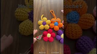 Crochet Keychains with Maisie Crochet 🧶 crochet handmade How to Crochet click my channel [upl. by Ricard]