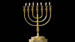 Prayer music with burningTemple Menorah [upl. by Etnuad428]