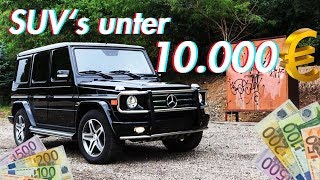 Die 5 besten SUVs unter 10000€  RB Engineering  Mercedes Benz GKlasse [upl. by Aicenat516]