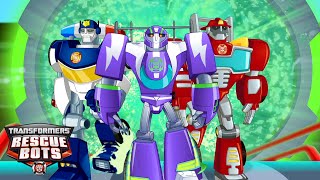 The Aliens in Griffin Rock  Transformers Rescue Bots  Kids Cartoon  Transformers TV [upl. by Ylrac]