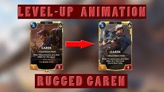 Rugged Garen levelup animation  Legends of Runeterra [upl. by Kingdon]