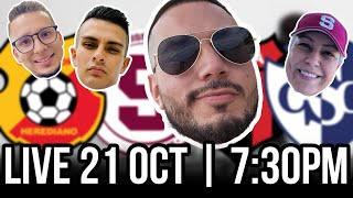 🔴 LIVE 21octb 2024  Palco de Pie  Saprissa alajuelense herediano costarica ligapromerica [upl. by Ellertnom]