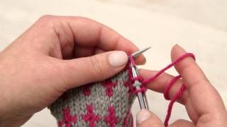 How to Knit Stranded Colorwork Fair Isle Knitting [upl. by Connolly154]