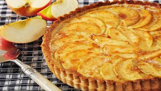 Apple Custard Tart Recipe Demonstration  Joyofbakingcom [upl. by Amin227]