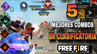 5 MEJORES COMBO DE HABILIDADES PARA CLASIFICATORIA EN FREE FIRE [upl. by Negris688]