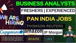 Business Analyst Jobs in India  Business Analyst Jobs for freshers  Business Analyst remote jobs [upl. by Ansel309]