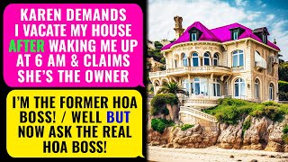 Karen Demands I Vacate My House Property amp Claims Shes The Former HOA Boss Im NO HOA Member rEP [upl. by Sigsmond]