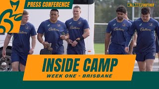 Week One  Inside Camp  Wallabies [upl. by Assiron]