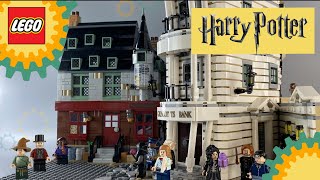 Magical Menagerie MOC Custom Diagon Alley Modular with Lego Harry Potter Gringotts Bank 76417 Part 1 [upl. by Baxter]