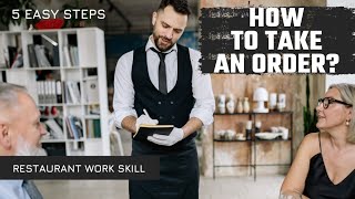 How to Take an Order in Restaurant  Order Taking Skills [upl. by Bat]