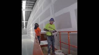 Drywall Taping amp Finishing Massive Wall by CaptainGyprock [upl. by Woodrow]