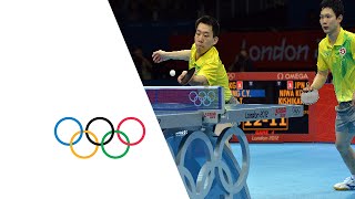 Hong Kong Progress in Mens Table Tennis Quarter Finals  Full Replay  London 2012 Olympics [upl. by Lugar]