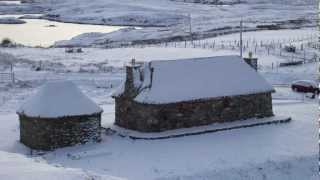 Traditional Thatched Cottage Outer Hebrides South Uist Scotland  The Shieling by the Bay [upl. by Zetra696]