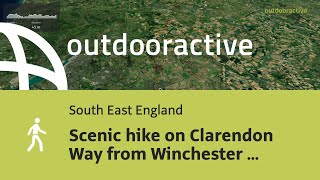 Scenic hike on Clarendon Way from Winchester to Salisbury [upl. by Necila]