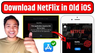 NetFlix This Application Requires iOS 160 or Later Fixed  Download NetFlix in Old iPhone 7 6s 5s [upl. by Animas]