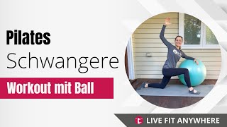 Pilates für Schwangere Stärke und Entspannung mit dem Ball [upl. by Inoek901]