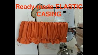 Readymade ELASTIC CASING ELASTIC BAND for waistbands sleeve cuffs and hem cuffs [upl. by Navek]