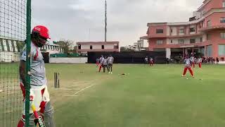 IPL 2019  Chris Gayle Nicholas Pooran Batting practice session  Kings XI Punjab [upl. by Blinni683]