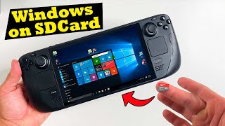 Steam Deck Windows 10 Install on SDCard  16 Windows 10 Key from SCDKeycom [upl. by Nessaj]