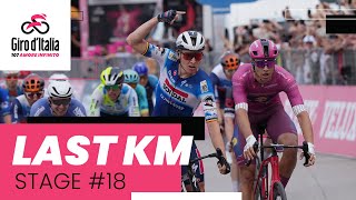 Giro dItalia 2024  Stage 18 Last KM [upl. by Fineman]