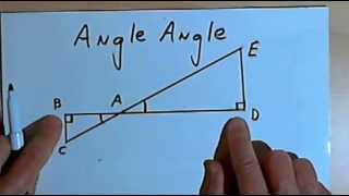 Triangle Similarity  SSS SAS and AA 128228 [upl. by White]