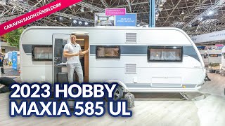 NEU 2023 Hobby Maxia 585 UL  Caravan Salon Düsseldorf 2022 × Camperland Bong [upl. by Jerz]