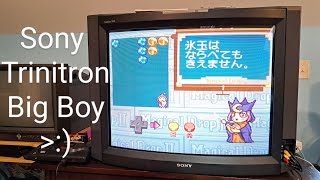 Sony Trinitron KV32XBR48 CRT TV Overview Features and my Overall Thoughts on this XBR [upl. by O'Mahony]