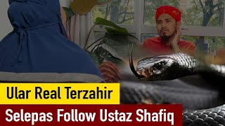 Ular Terzahir Selepas Follow Ustaz Shafiq PRAI [upl. by Ellehsor]