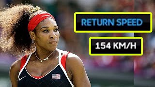 When Serena ENDS The Point Before It Even Starts  Fastest Returns  Serena Williams [upl. by Yenahteb]