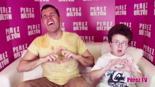 Moves Like JaggerWith Me and Perez Hilton [upl. by Delaryd]