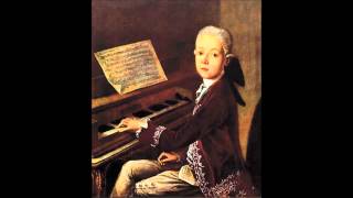 W A Mozart  KV 1d  Menuet for keyboard in F major [upl. by Jaan]