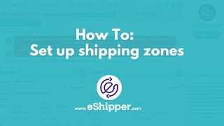 How to  Set up shipping zones [upl. by Collis]